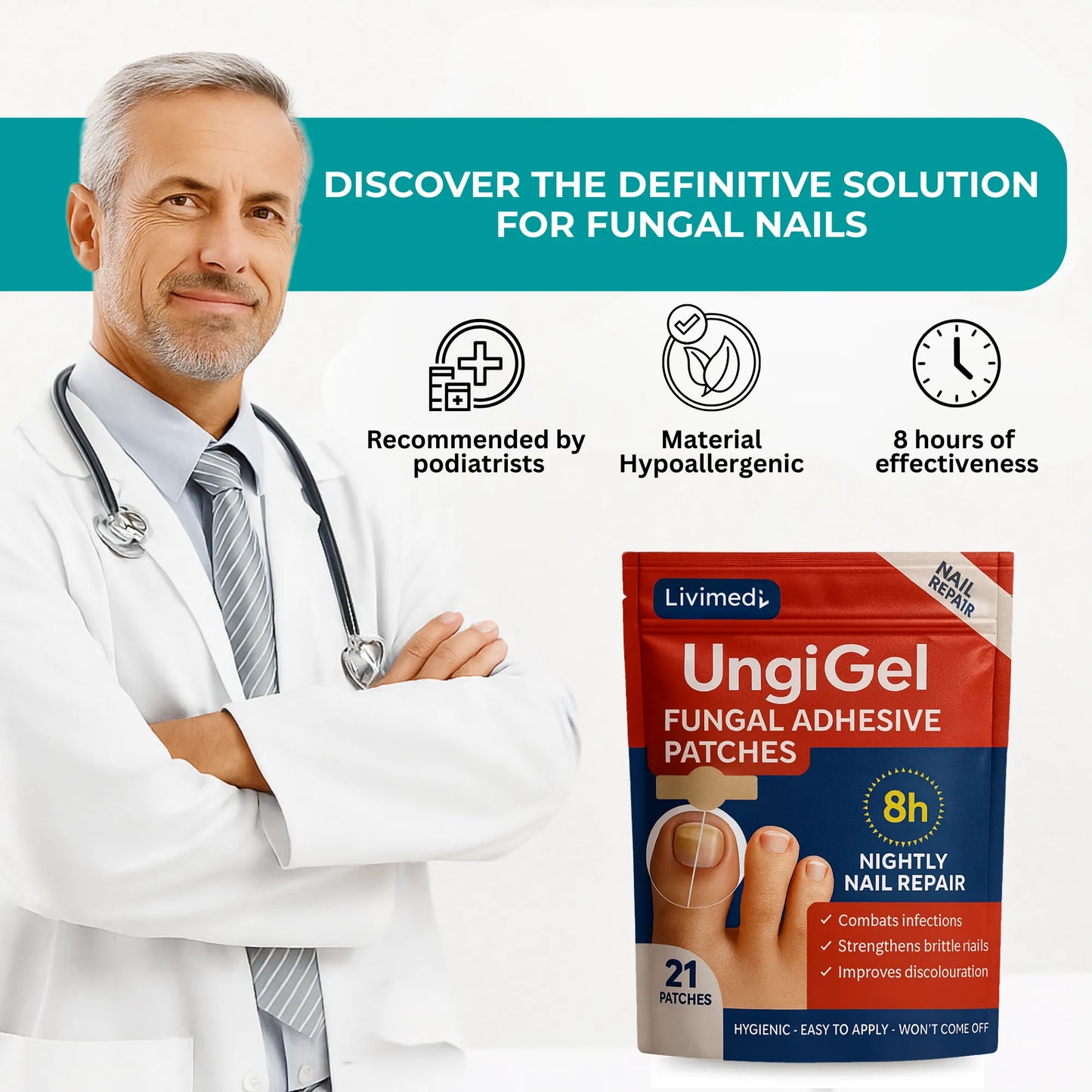 UngiGel – Fungal Adhesive Patches